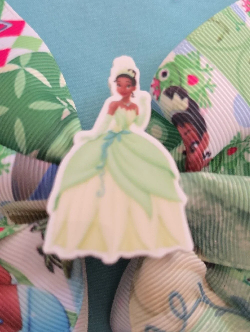 Princess TIANA /Disney Hair Bow Clip